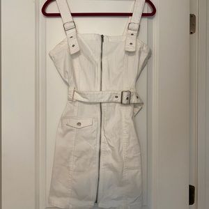 Overall Utility Mini Dress